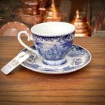 ست فنجان و زیرف قهوه خوری 1012X-3 آکسفورد آبی باواریا ش 560