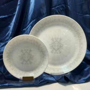 سرویس 26 پارچه 22001 خاکستری فول دکور گرد مدرن دینو