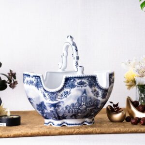 سبد دسته دار بزرگ 142X-3 آکسفورد آبی باواریا ش 560