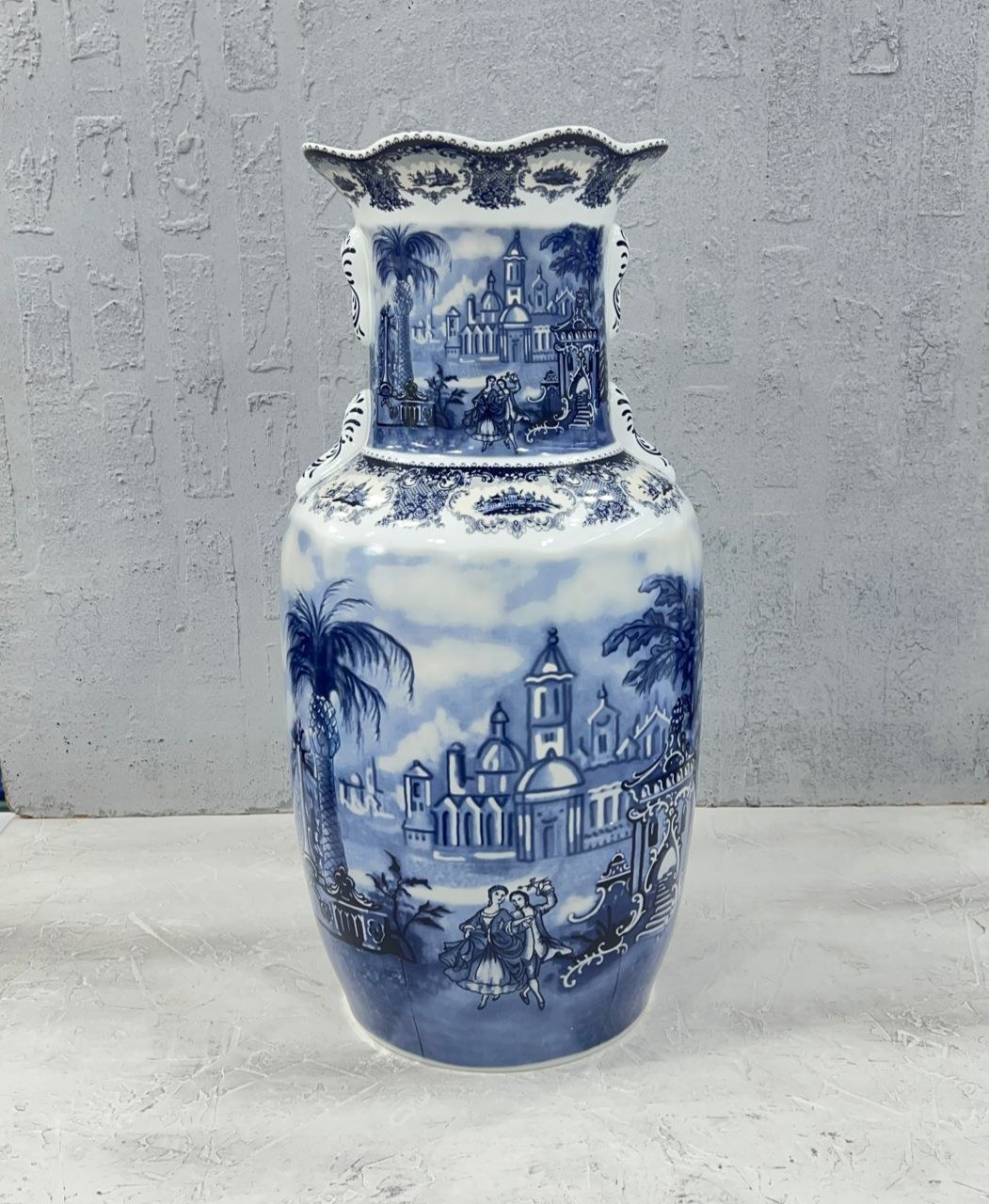 گلدان بزرگ 199X-3 آکسفورد آبی باواریا ش 560