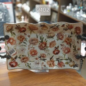 دیس 34 مستطیل پاپیتال فلاور 2102 باواریا