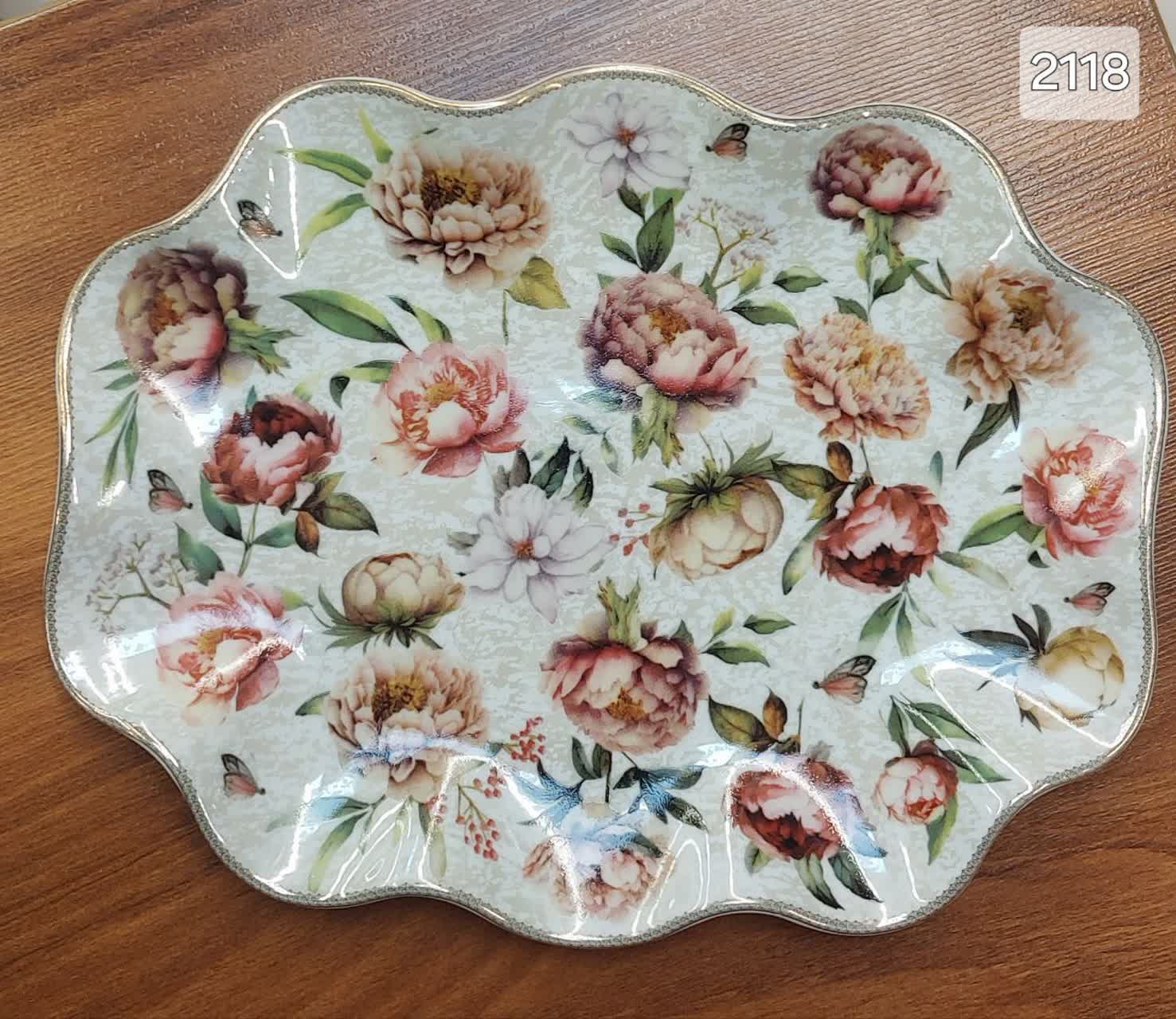 پیش دستی بیضی  پاپیتال فلاور 2118  باواریا